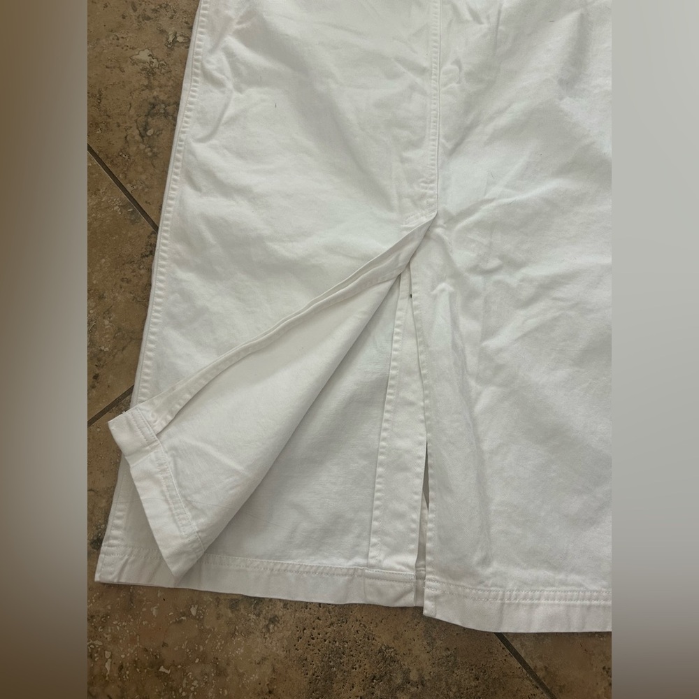 Vintage Christopher & Banks white denim skirt - Picture 6 of 6